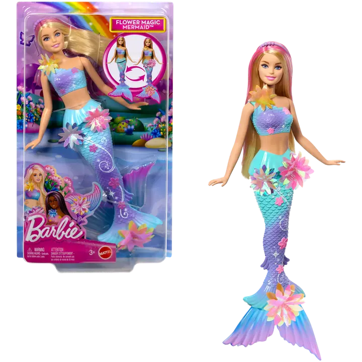 Barbie õitsev merineitsi - nukk lilla