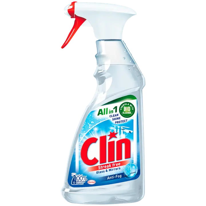 Klaasipuhastusvahend Clin Antifog 500ml