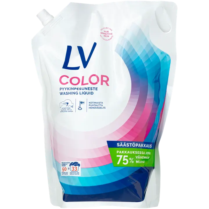 LV 2,5l Color pyykinpesuneste säästöpakkaus