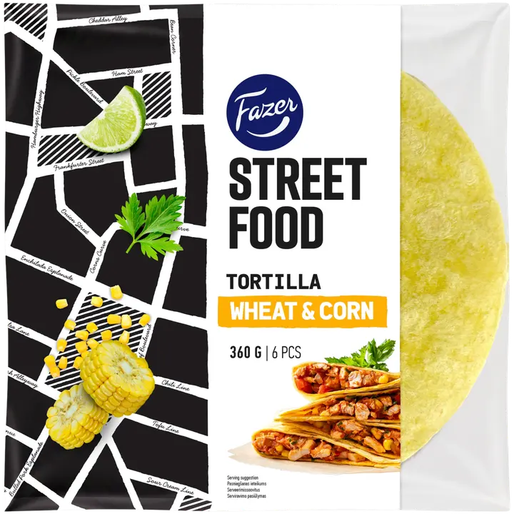 Fazer Street Food Maisitortilla 6 tk 360g