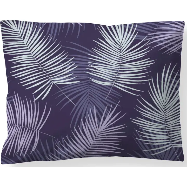 Finlayson satiinityynyliina Palma violetti/aqua 150x210+50x60cm