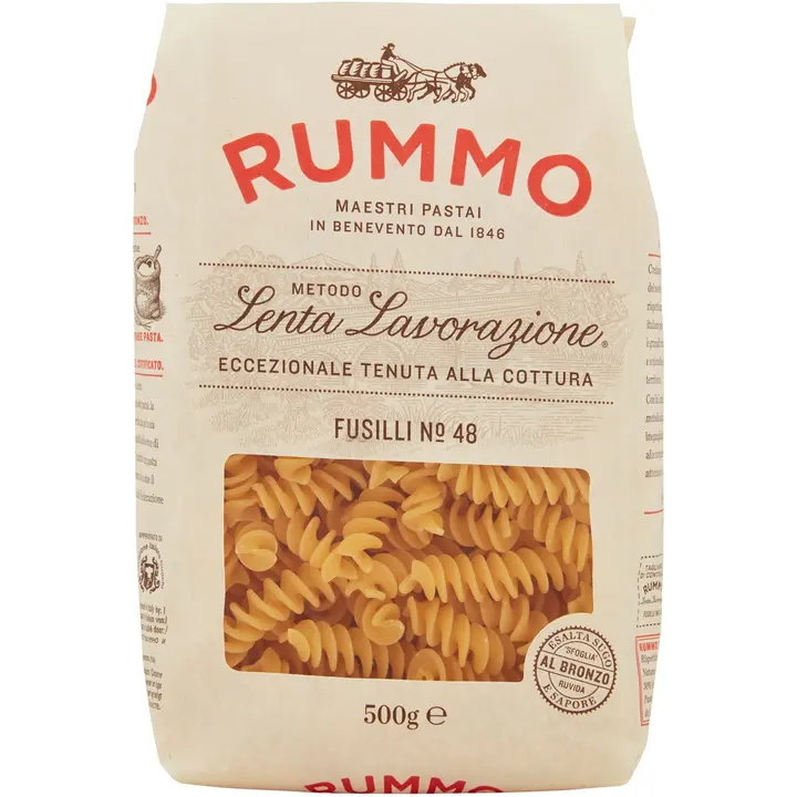 Rummo Fusili Pasta # 48, 500 g