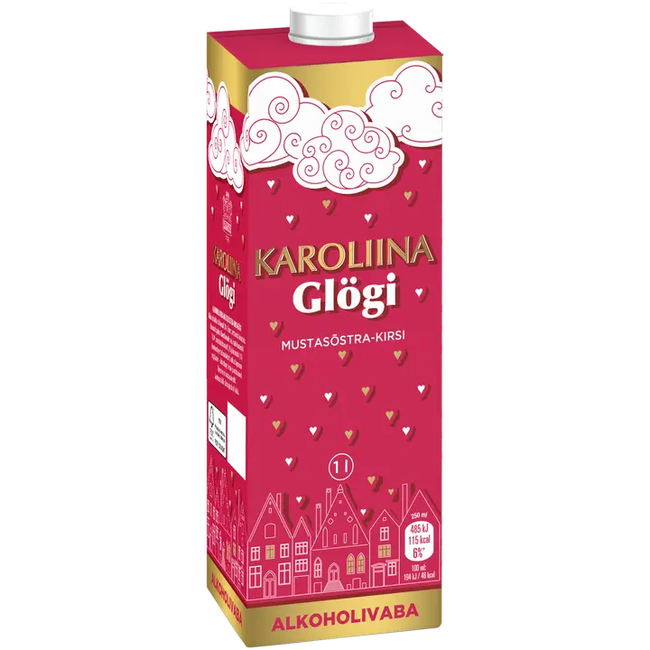 KARKSI Karoliina mustsõstra-kirsi alkoholivaba glögi 1 l