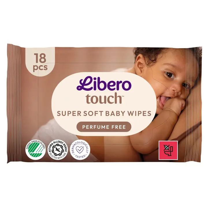 LIBERO Touch Super Soft puhdistuspyyhe 18 kpl