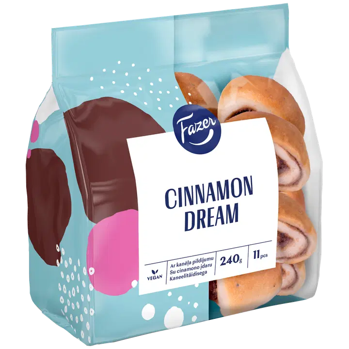 Fazer Minisaiakesed Kaneelitäidisega 240 g