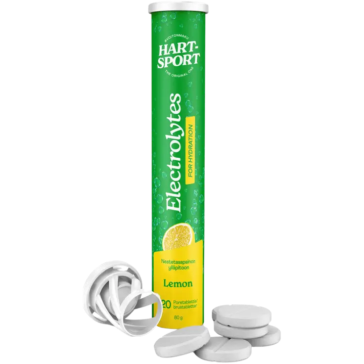 Hart-Sport Electrolytes Poretabletti sitruuna 20 tbl
