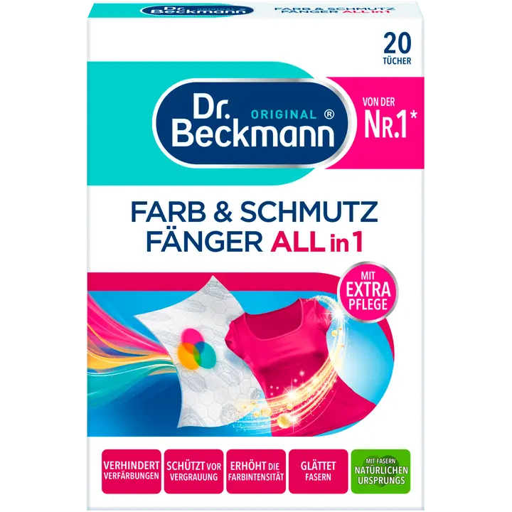 Värvi- ja mustusekogumise lapid Dr.Beckmann 20tk