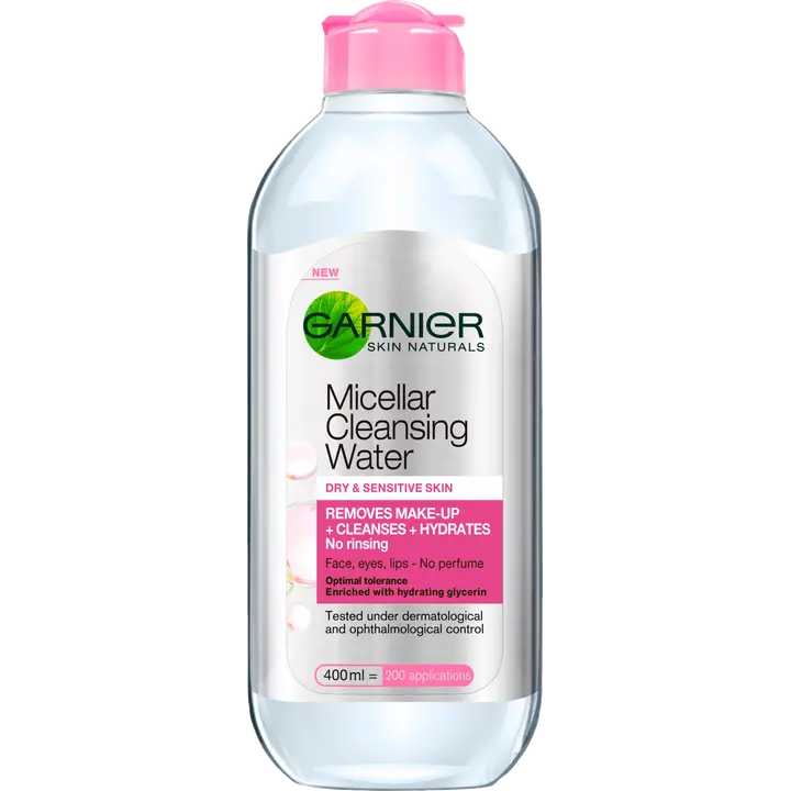 Garnier Skin Active Micellar puhdistusvesi kuivalle ja herkälle iholle 400ml