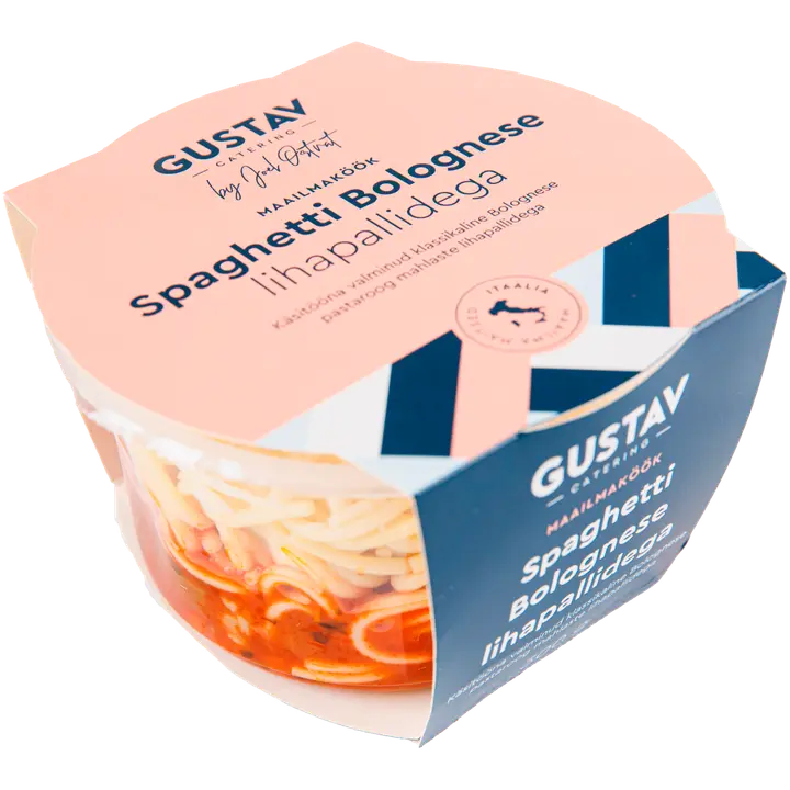 Gustav Catering .Spaghetti Bolognese Lihapallidega 300 G