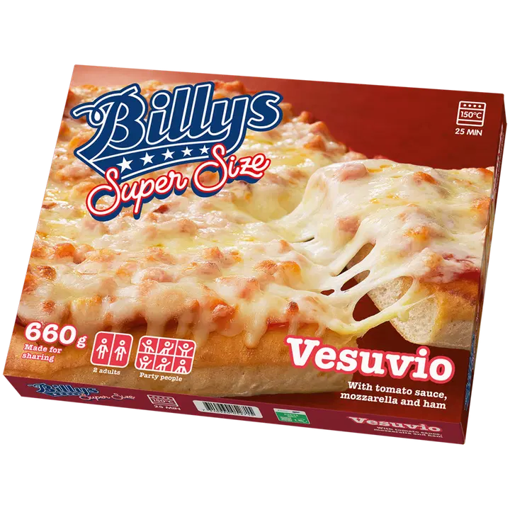 Billys Super Size Vesuvio 660g