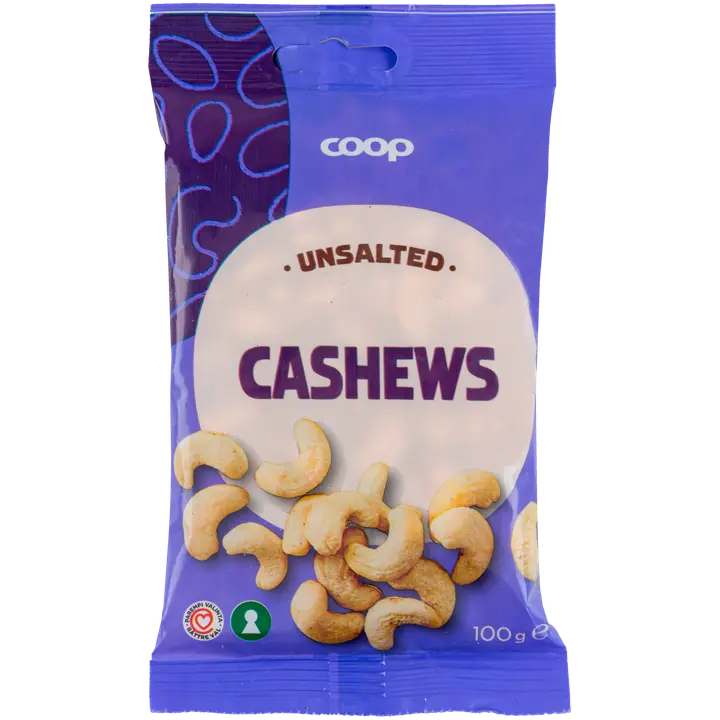 Coop cashewpähkinät 100 g