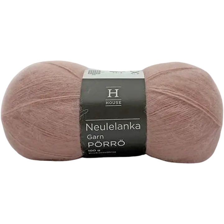 House lanka mohair-villa-akryyli Pörrö 100 g Light Pink 11251