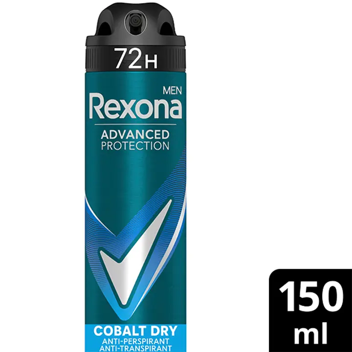 Rexona Men Advanced Protection Cobalt Dry Antiperspirantti Deodorantti Spray miehille 150 ml