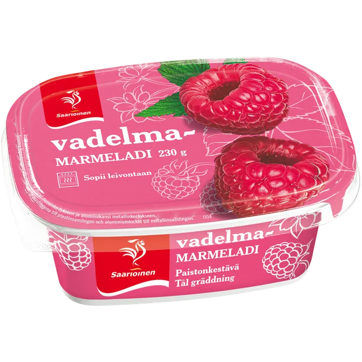Saarioinen Vadelmamarmeladi 230g