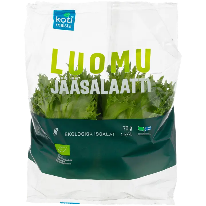 Kotimaista jääsalaatti luomu 70 g