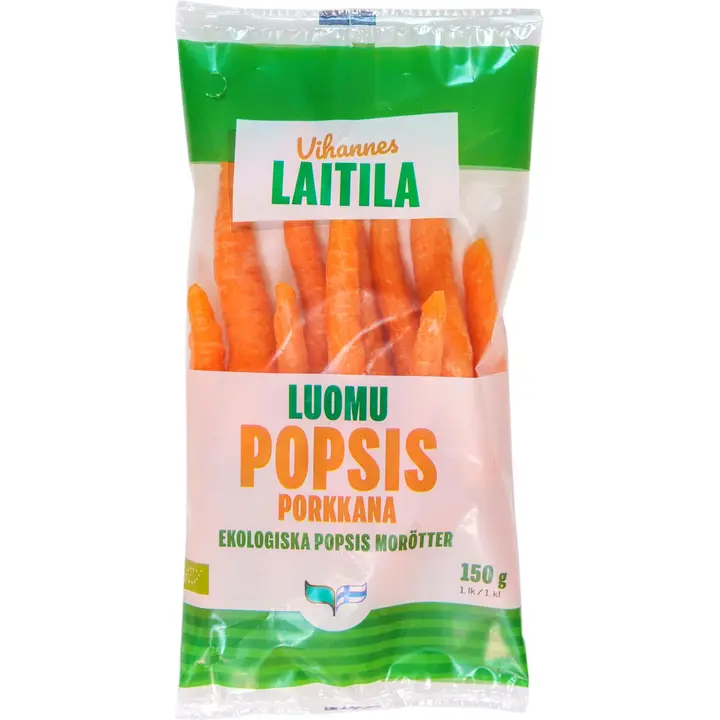 Popsis Porkkana 150g Luomu