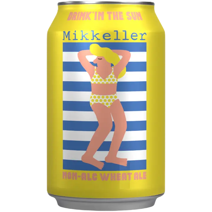 Mikkeller Drink'In the Sun Non-alc Wheat Ale 0,3% 0,33l alkoholiton oluttölkki
