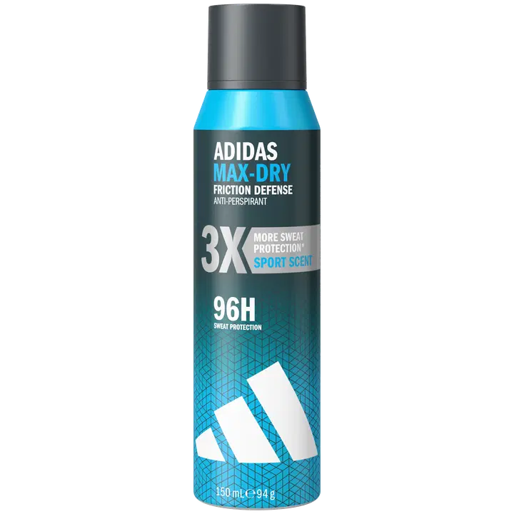 Adidas Max-Dry Sport Antiperspirant spray men 150 ml, miehille