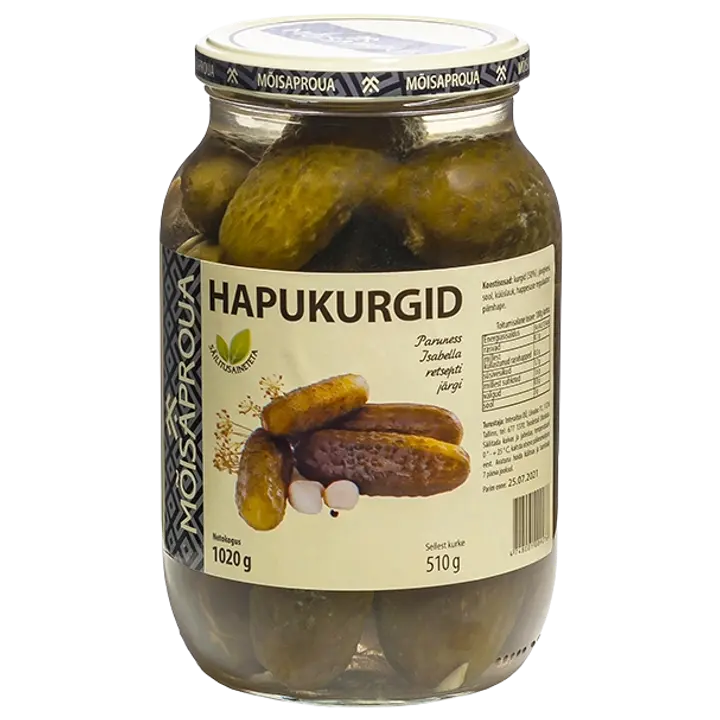 Mõisaproua hapukurgid 510g