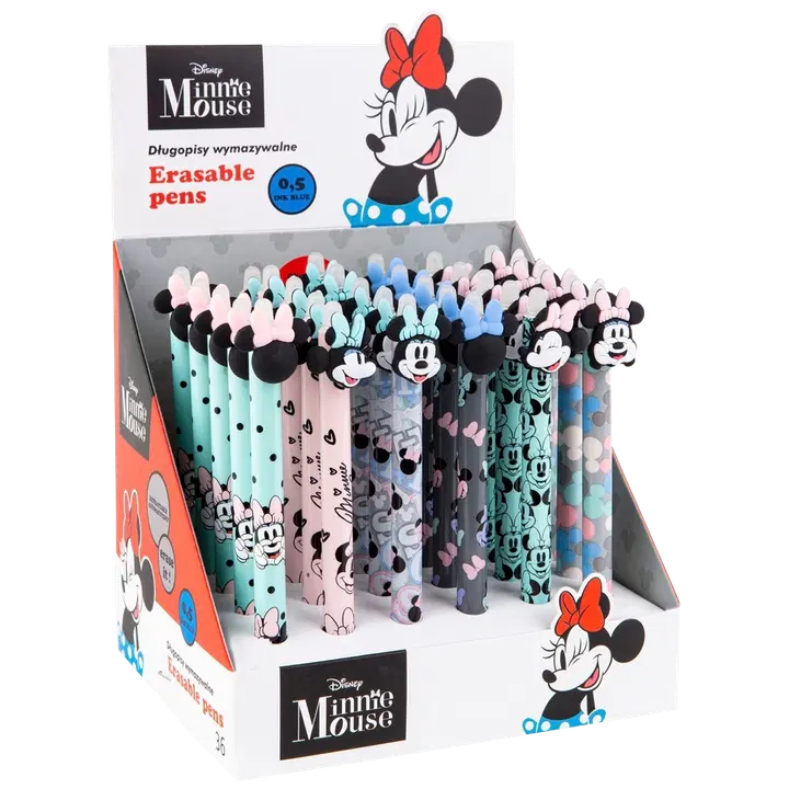 Kustutatav tindipliiats, sinine, minnie