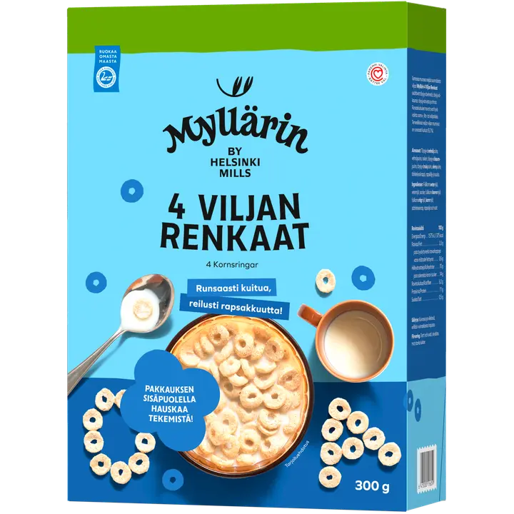 Myllärin 4 Viljan Renkaat 300 g