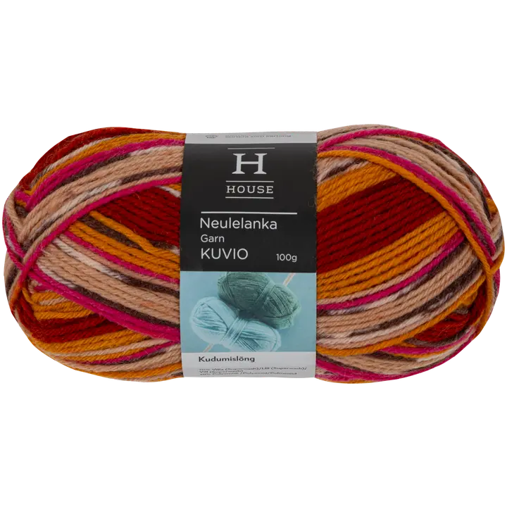 Lõng Kuvio 100g oranž/roosa