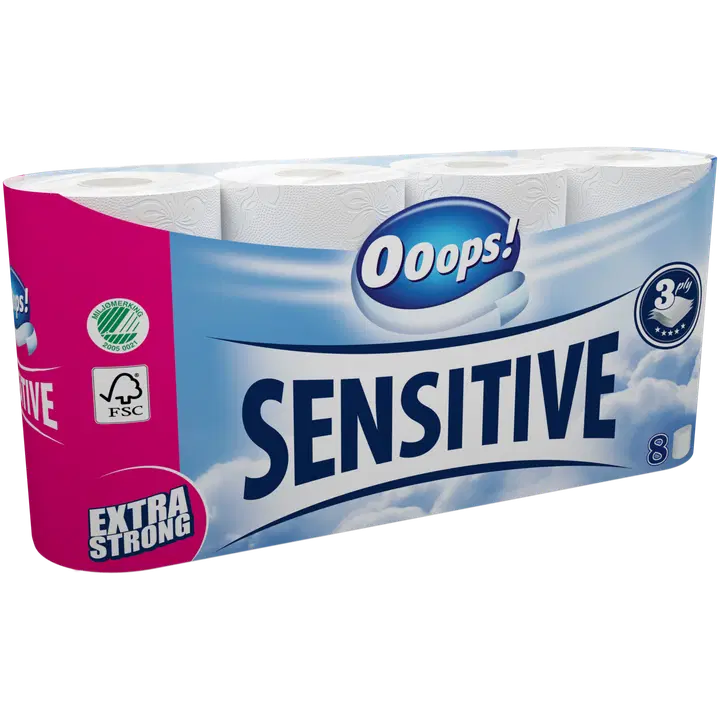 Ooops! Wc-paperi Sensitive 8rl