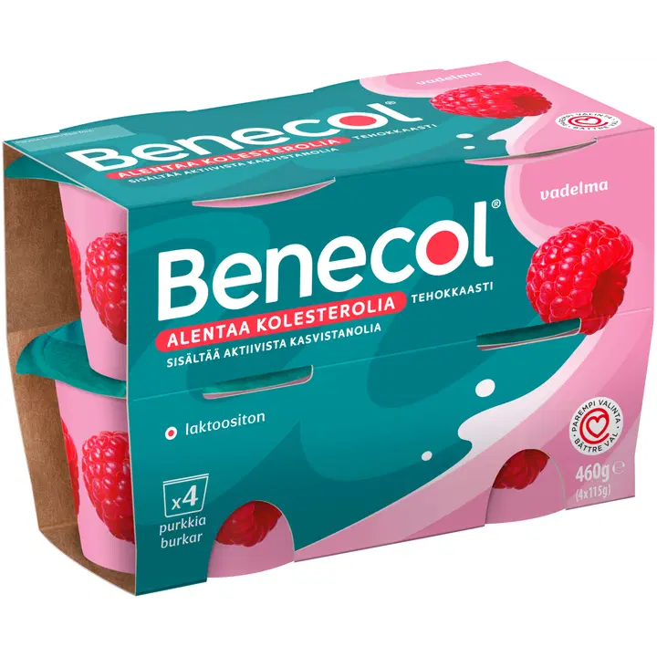 Benecol 4x115g hallon yoghurt