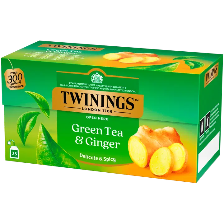 Twinings 25x1,6g Green Ginger tee