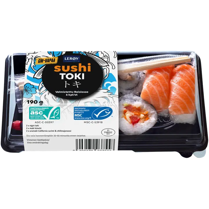 Lerøy Sushilajitelma 6 kpl Toki ASC, MSC