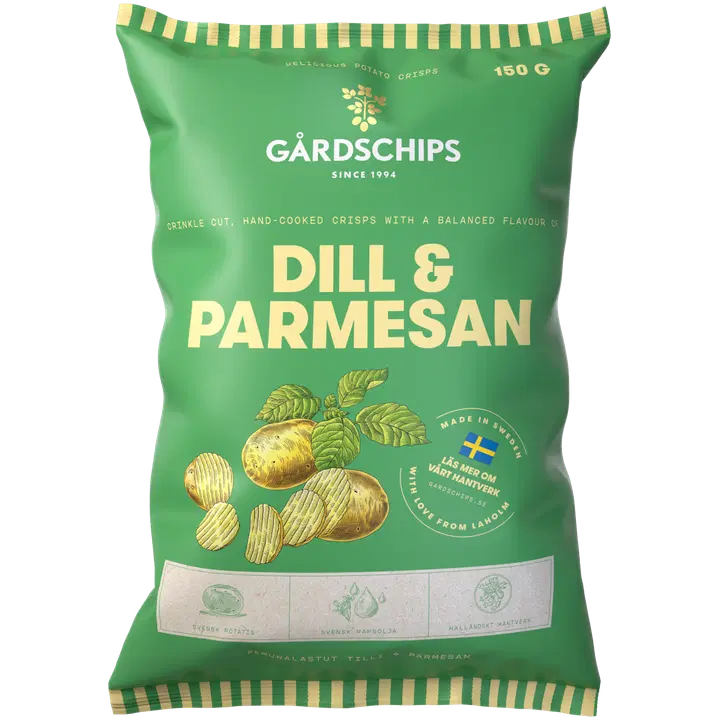Gårdschips Tilli & Parmesaani 150g