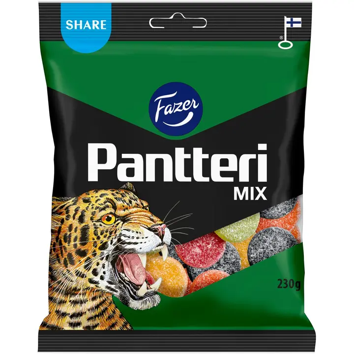 Fazer Pantteri Mix karkkipussi 230g