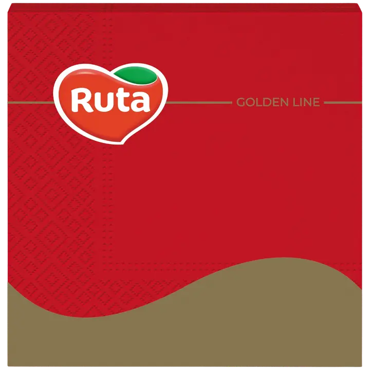 Ruta salvrätik 3-kihiline punane 33cm