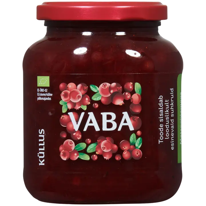 Küllus suhkruvaba mahe Pohlamoos marjadega