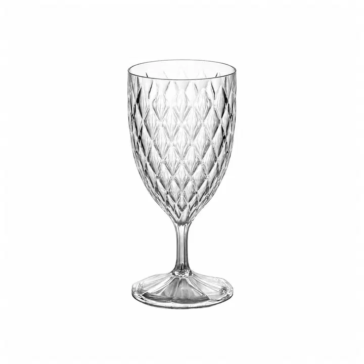 Muovinen viinilasi 380 ml, kirkas