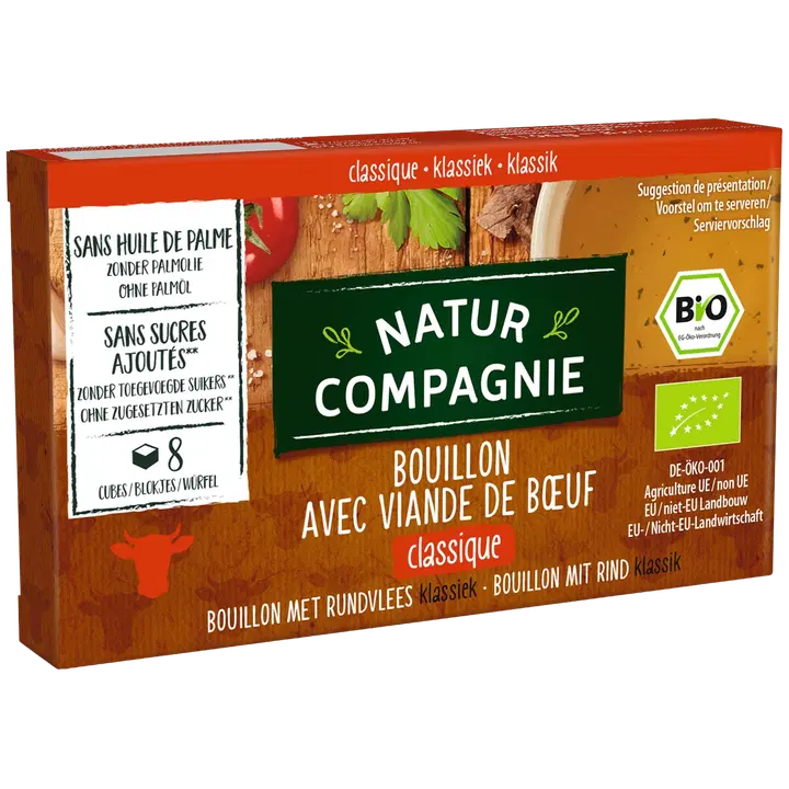 Natur Compagnie mahe veiselihapuljong 8 tk 96 g