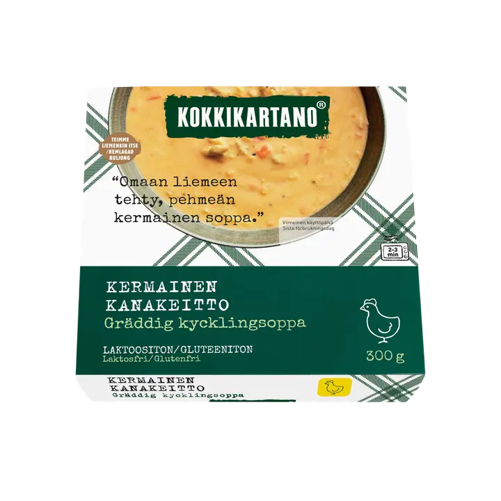 Kokkikartano Kermainen kanakeitto 300g