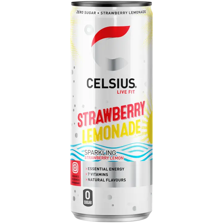 CELSIUS Strawberry Lemonade energiajuoma 355 ml