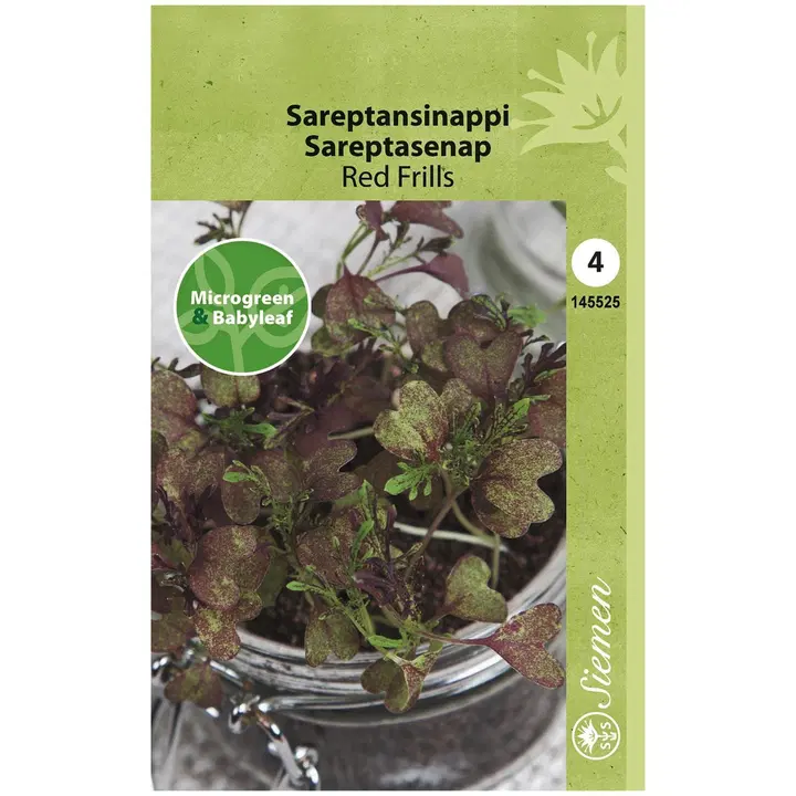 Microgr Sareptansinappi Red Frills