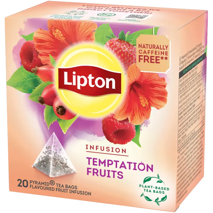 Lipton  Yrttitee Infusion Temptation Fruits  40 GR/20p