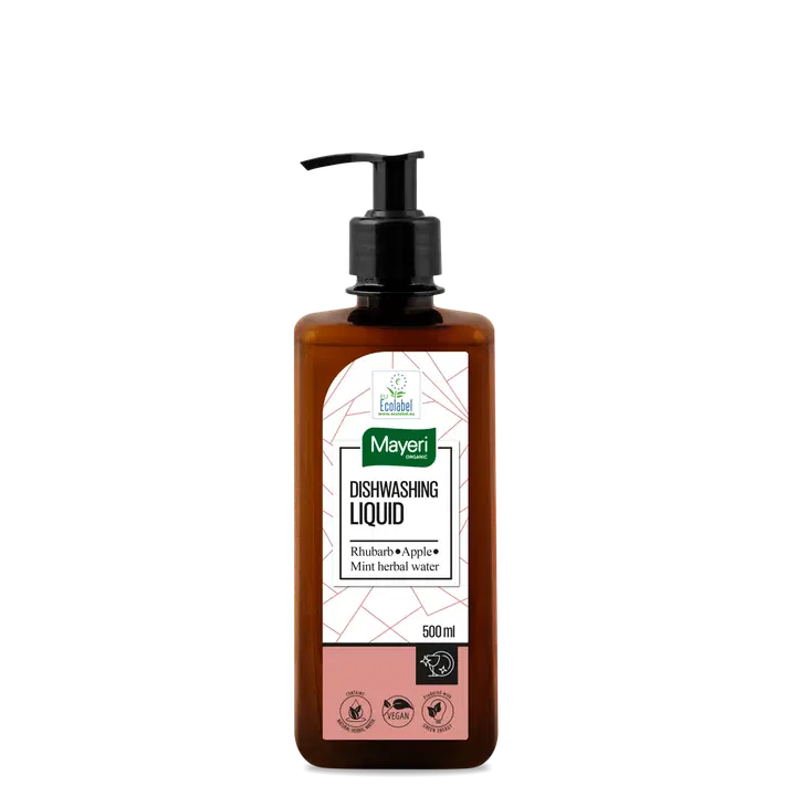 Mayeri Organic Astianpesuaine Rhubarb & apple - Mint herbal water 500ml