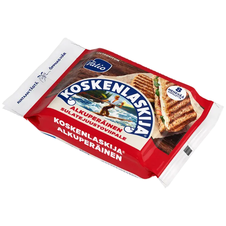 Valio Koskenlaskija® e200 g alkuperäinen sulatejuustoviipale laktoositon