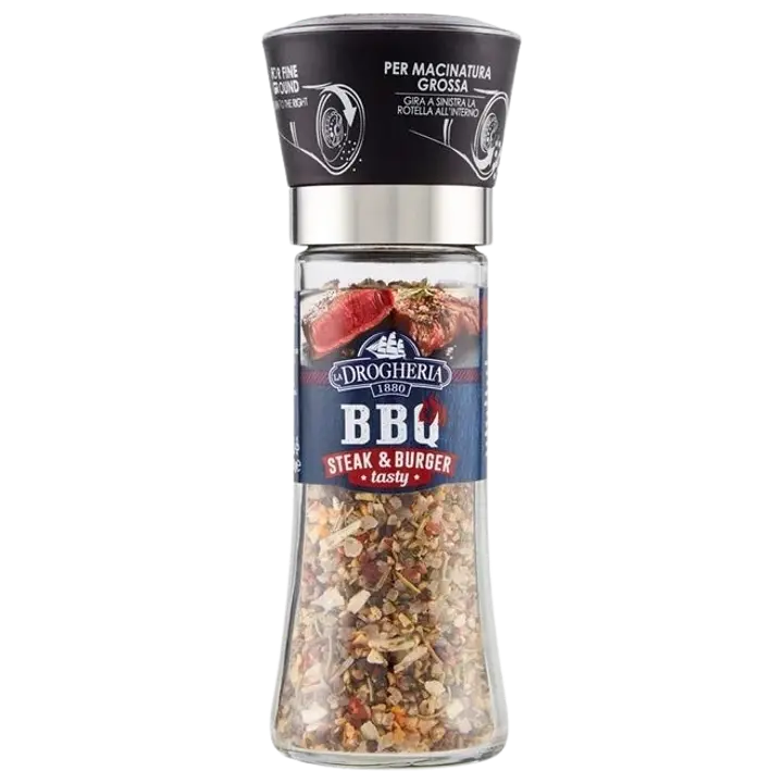 Drogheria bbq maitseainesegu lihalõikudele ja burgerile veskis 115g