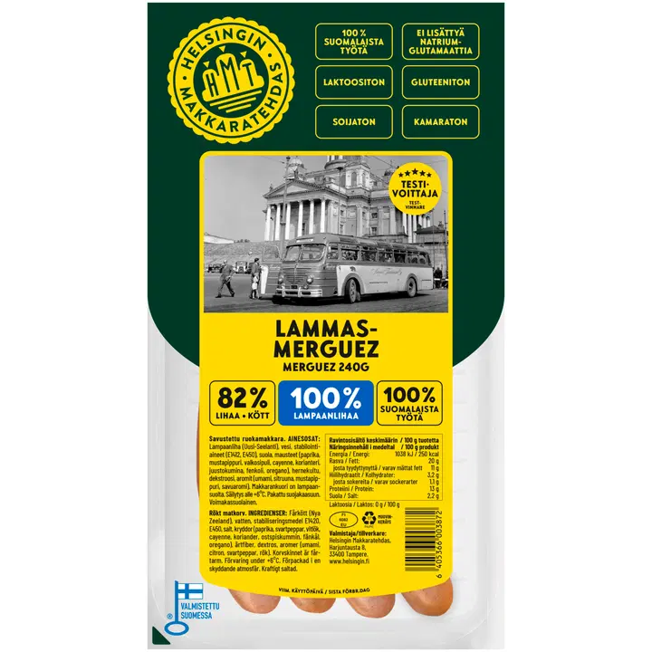Helsingin Makkaratehdas LammasMerquez 240g