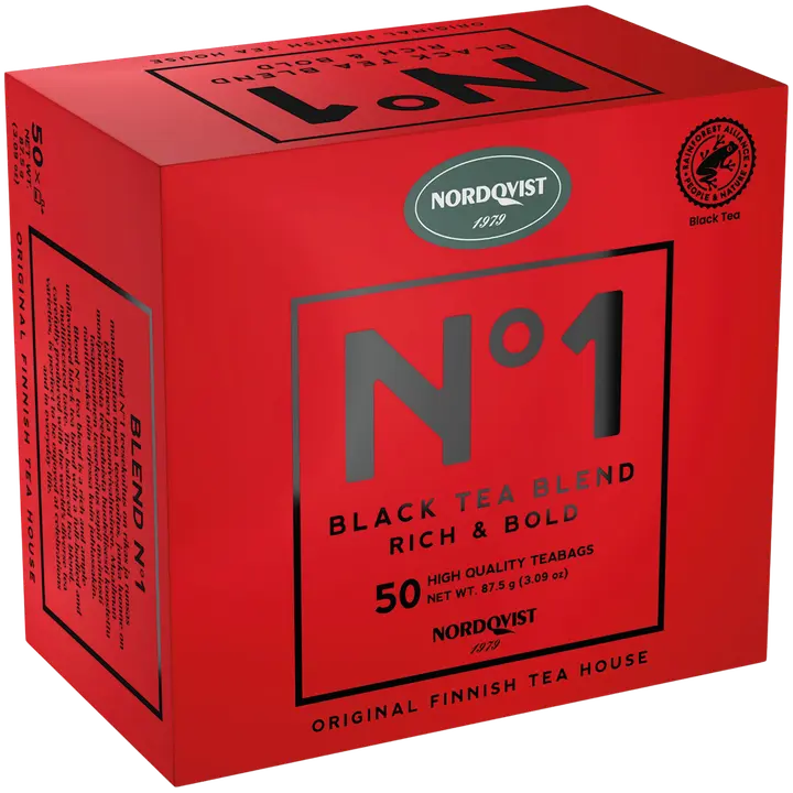 Nordqvist Blend No 1 musta pussitee 50x1,75g RFA