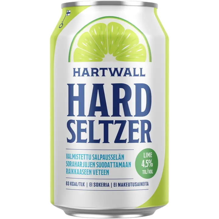 Hartwall Hard Seltzer Lime 4,5% 0,33 l