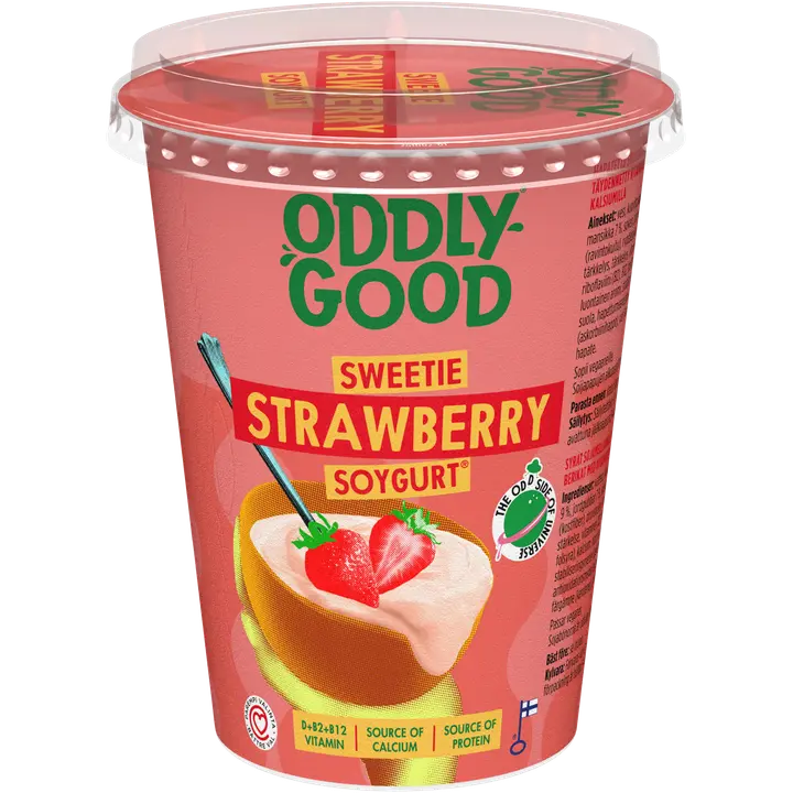 Oddlygood® Soygurt 400 g mansikka