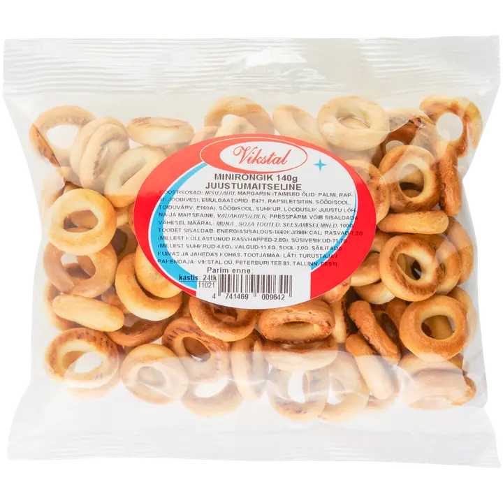 Vikstal minirõngik juustumaitseline 140gr