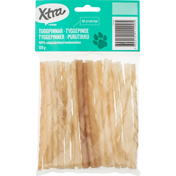 Xtra koiran purutikku 30 kpl 120 g