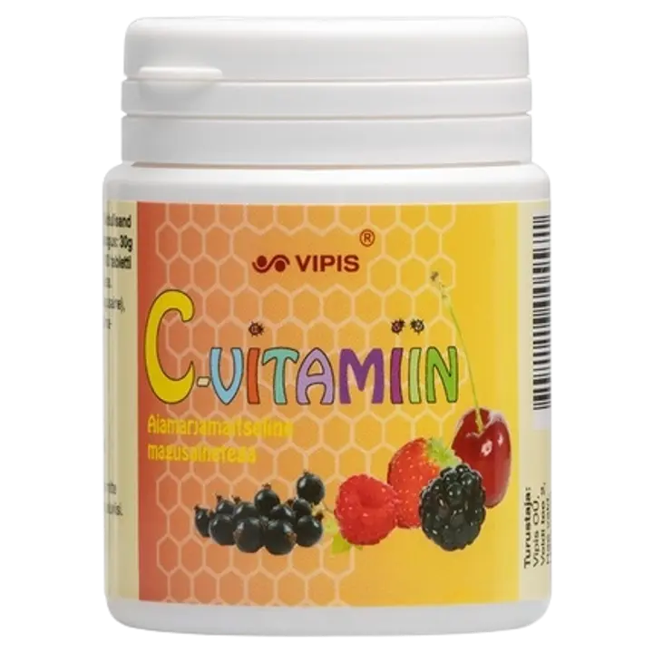Vipis C-vitamiin aiamarjamaitseline magusinetega 30 g